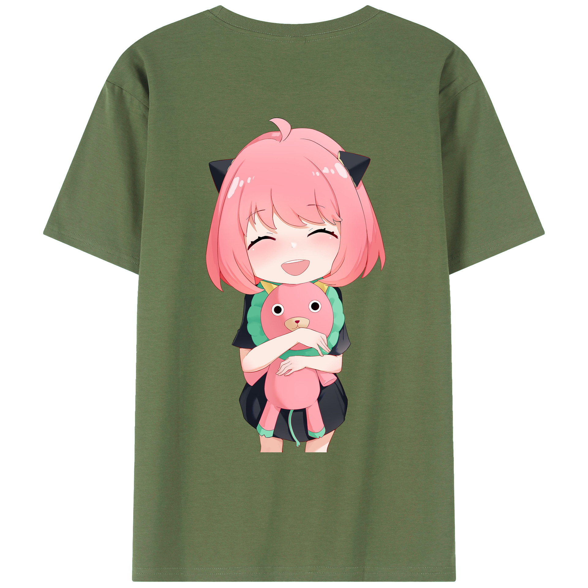 （画像用） SPY×FAMILY间谍家家酒 綿100％ メンズ半袖Tシャツ（バックプリント） 通気性